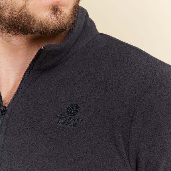 מעיל פליז | רוכסן מלא | Alaska Full Zip | גברים | שחור